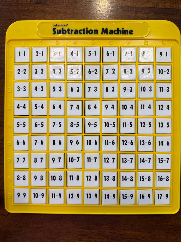 Lakeshore Subtraction Machine - Teaching Math - Lightly Used!