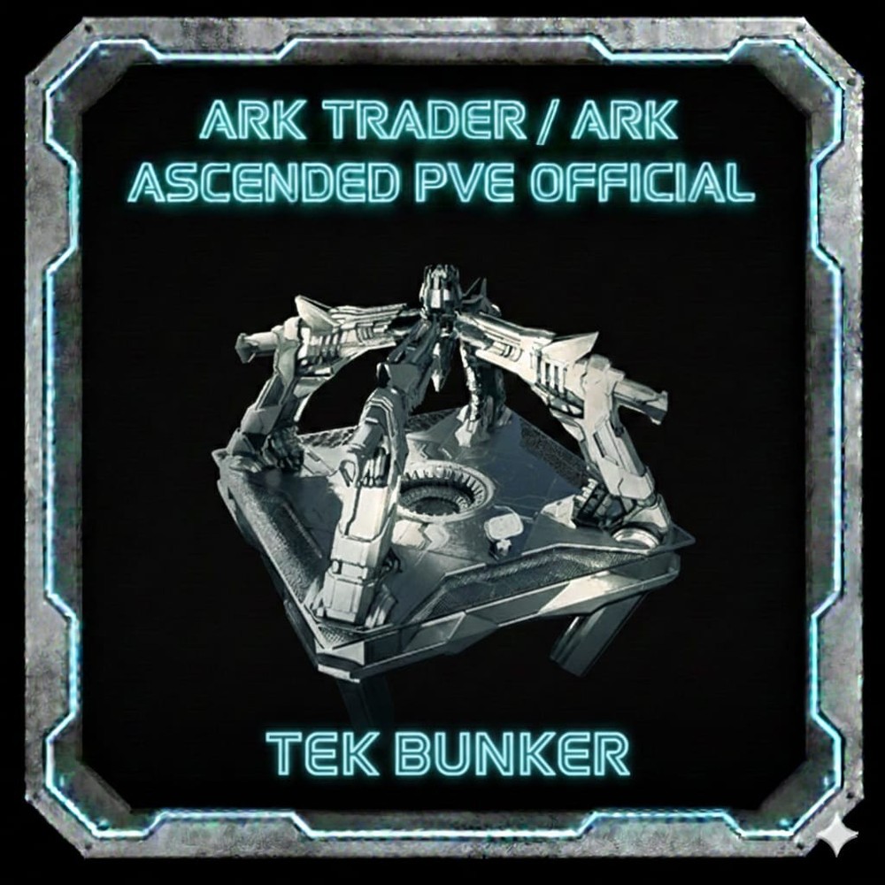 ARK ASA Tek Bunker Structures Official PVE Crossplay PC/XBOX/PS5 ✅