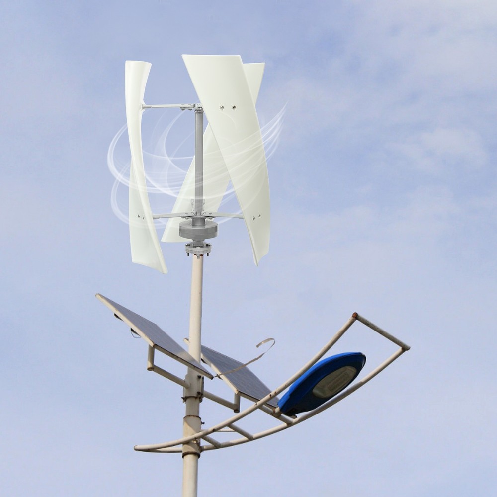 100W Vertical Axis Wind Turbine Generator - Efficient 12V Clean Energy Solution