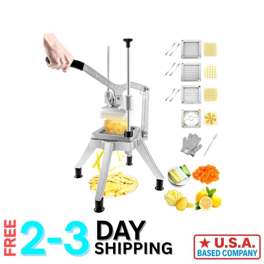 Compact Vegetable Chopper with Ergonomic Handle – 4 Blades for Versatile Use