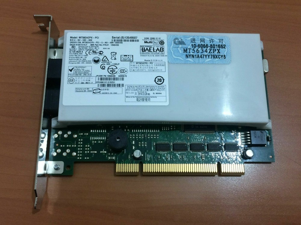MULTI-TECH MT5634ZPX-PCI V92 56KBPS INTERNAL MODEM