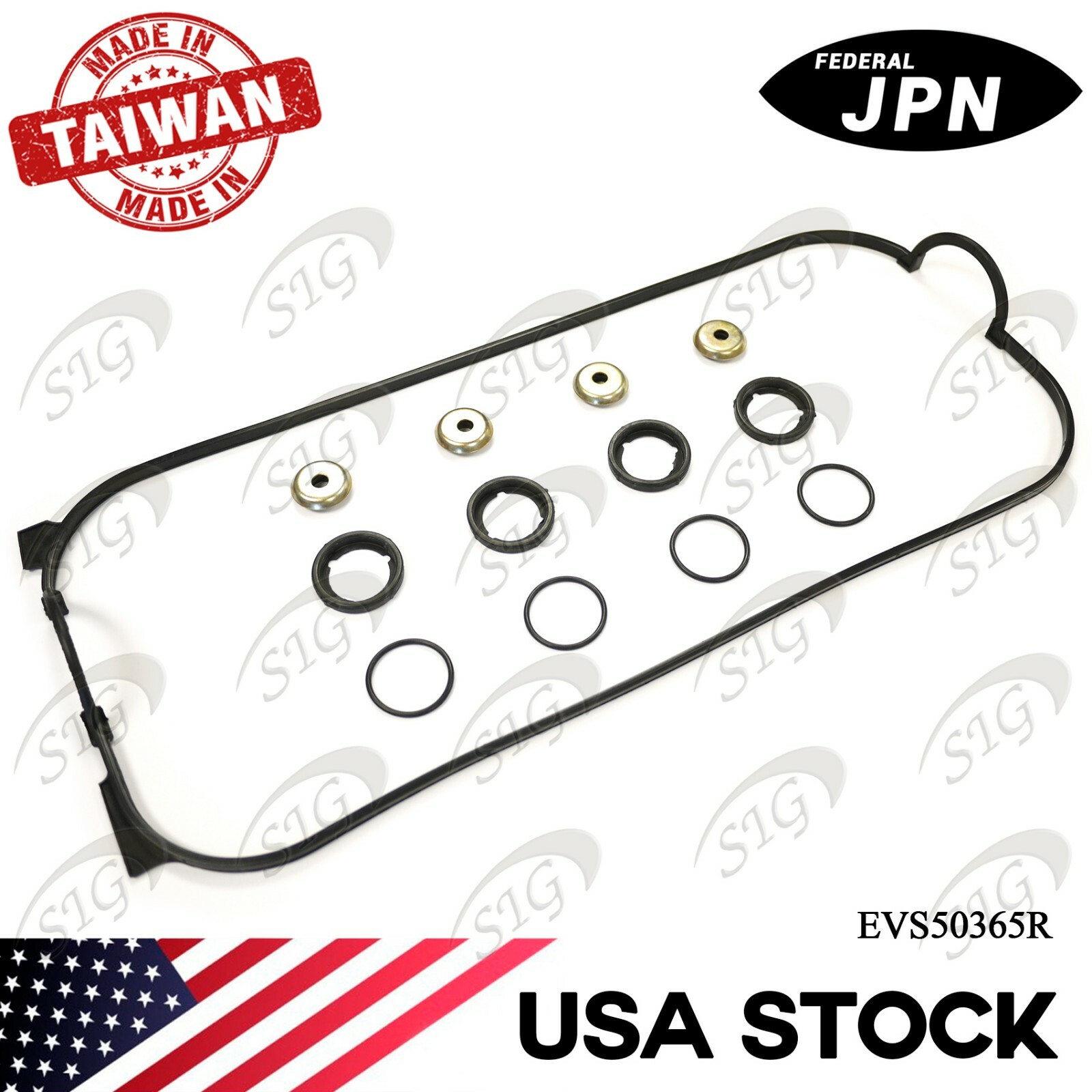 Engine Valve Cover Gasket Set for Honda Accord 1990-1997 2.2L L4 2156cc