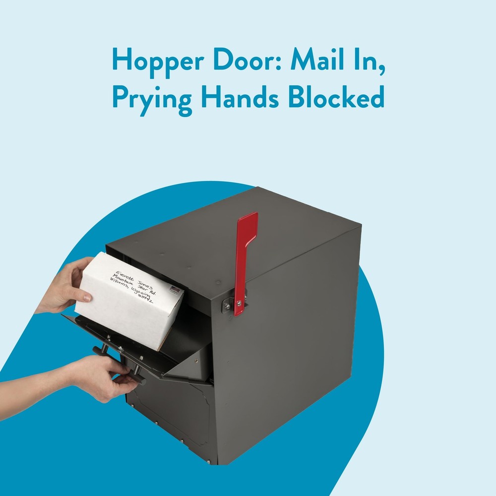 Oasis Classic Extra Large Graphite Bronze Mailbox Accessory