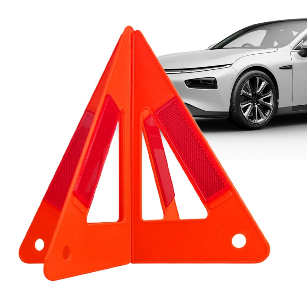 Safety Triangle Reflective Vehicles Warning Symbol Non-Slip Compact