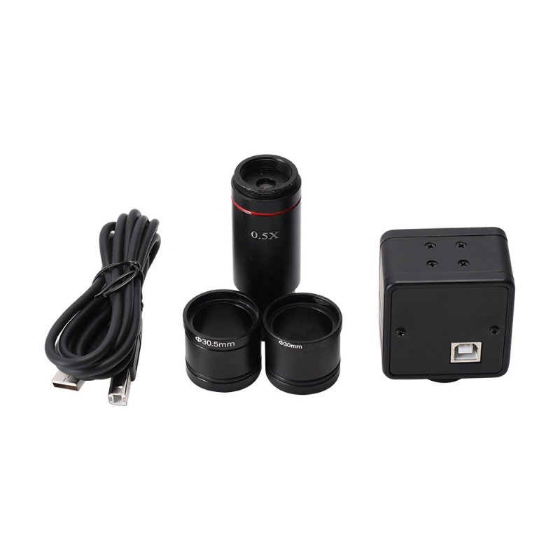 5.0 MP HD Digital Electronic Eyepiece Camera USB Microscope with C Mount Adapter