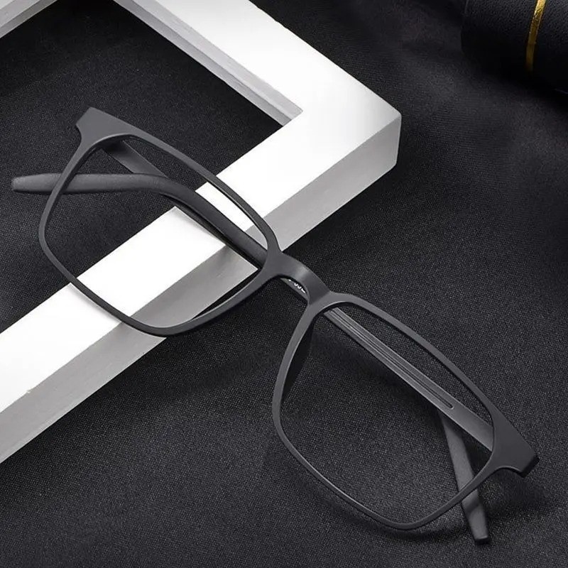 Progressive Multifocal Reading Glasses for Men Blue Light Blocking Titanium Arm