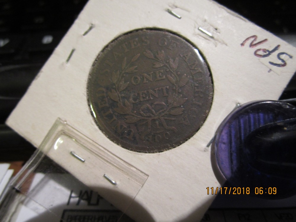 1803 Draped Bust Large Cent F +++ Small Date/Large Fractio