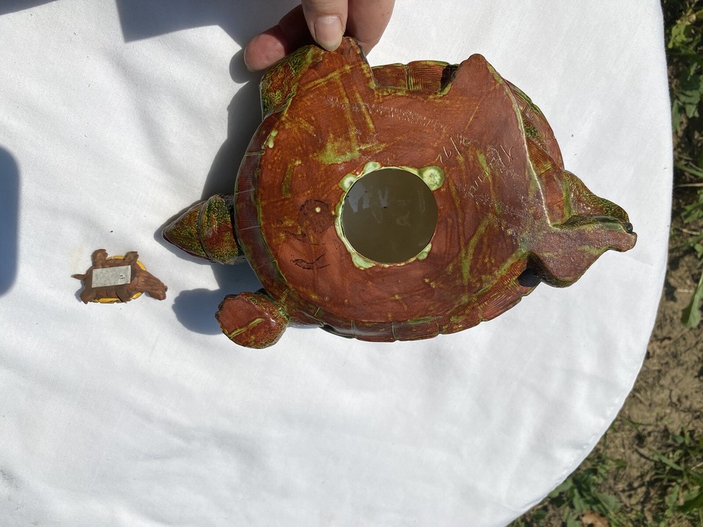 Turtle Lovers Realistic Ceramic Turtle 10.5” H52”