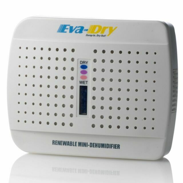 Eva-Dry E-333 Wireless Mini Dehumidifier Non-Toxic Crystallized Desiccant Tech