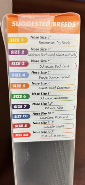 Size 5 (M/L) Mesh Adjustable Dog Muzzle