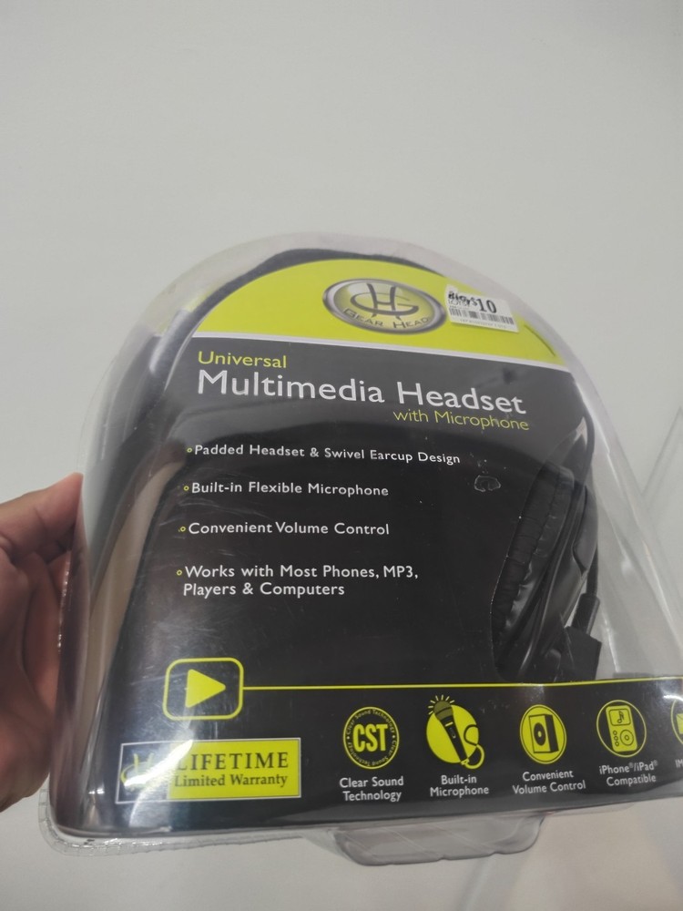 Multimedia Headset with Microphone