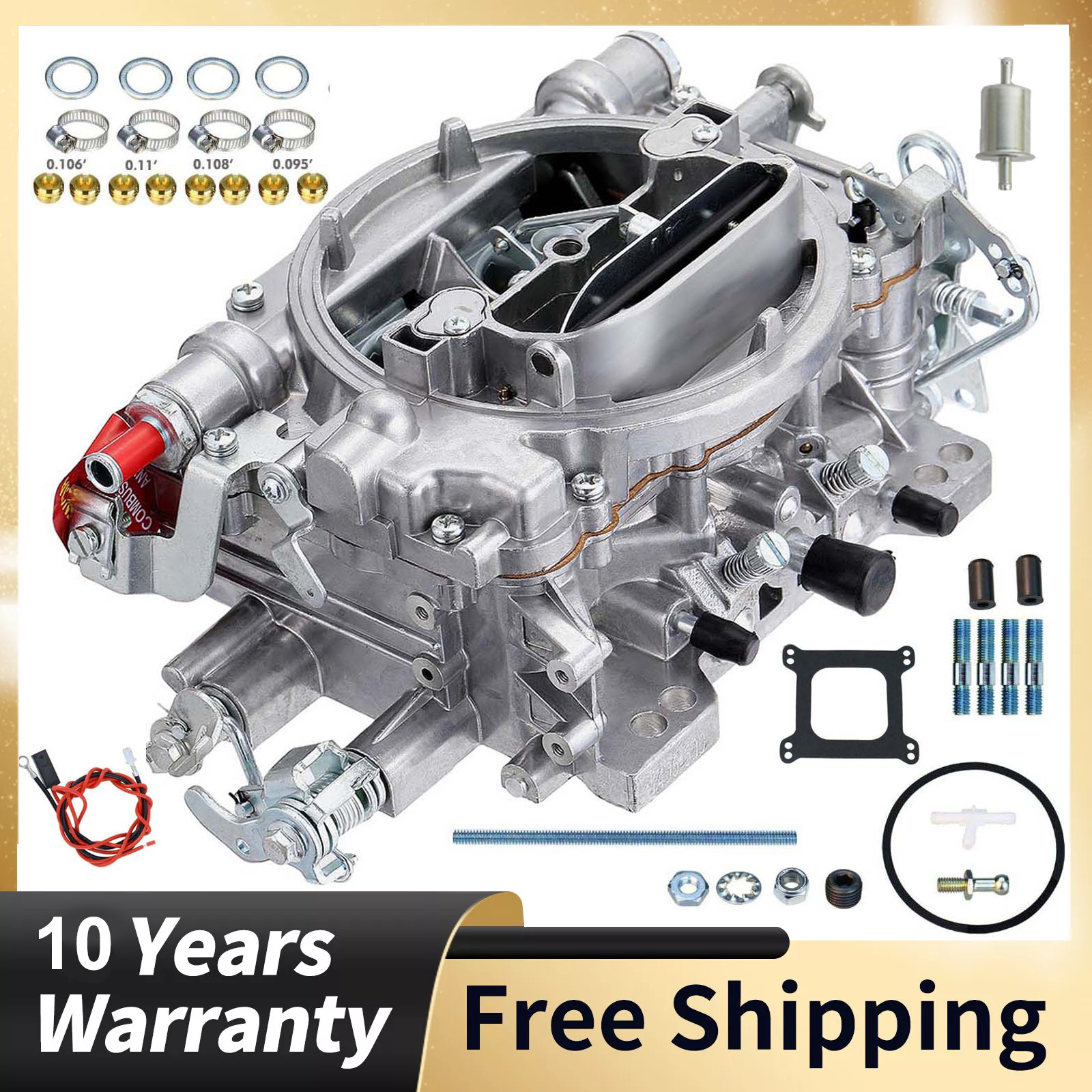 600 CFM 4 Barrel Carburetor For Edelbrock Performer Series 1405 Manual Choke