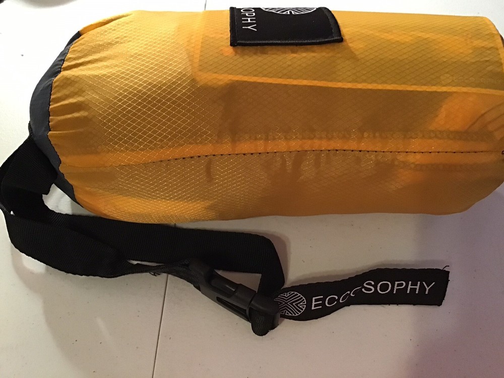 Eccosophy Orange Oversized Lightweight Heat Proof Sand proof Beach Blanket