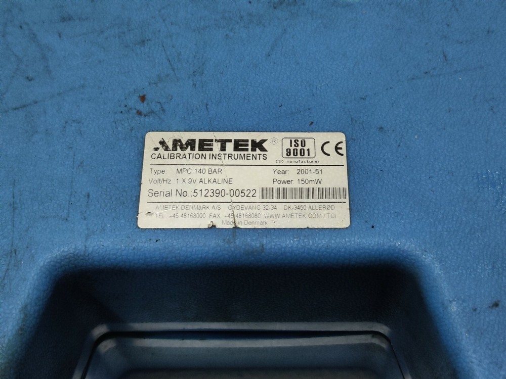 Ametek MPC140 BAR Calibration Instruments
