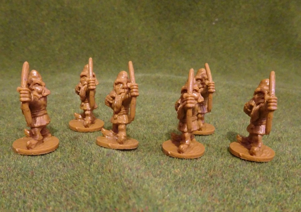 D&D Fantasy Dwarfs with Bows x6