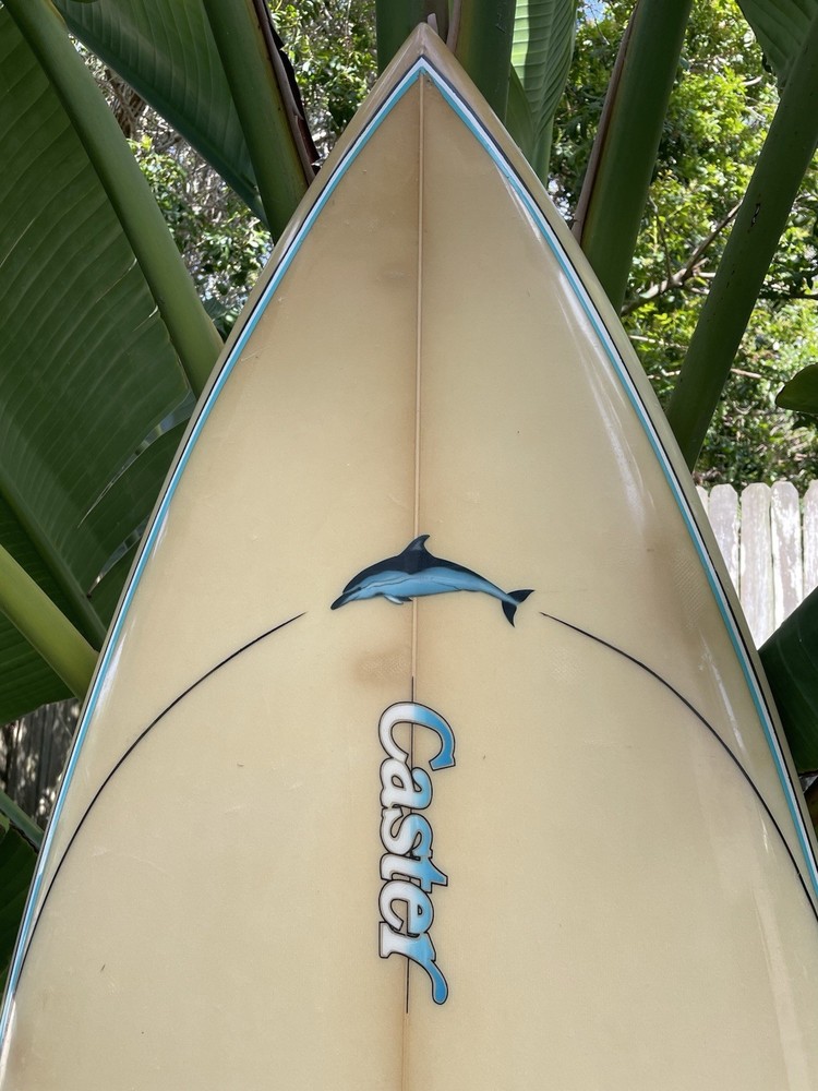 Vintage Caster Thruster Surfboard