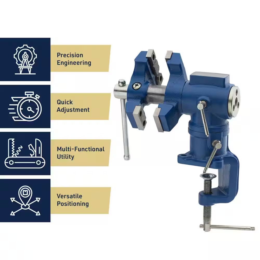 Bench Vise with Rotating Jaws