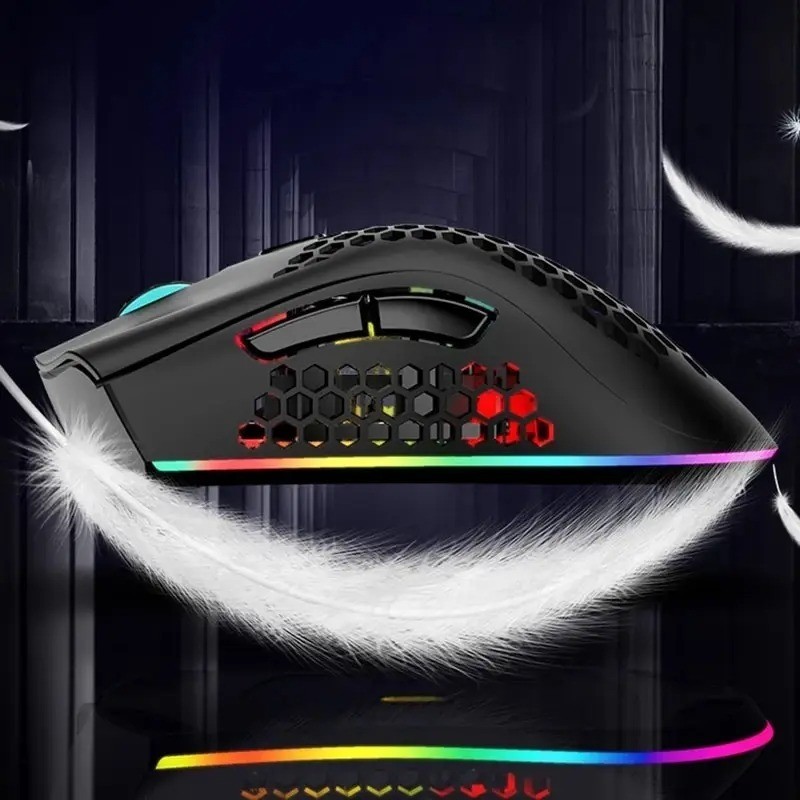 Wireless Mouse Gaming Rechargeable Optical Mouse Cordless 7 Color LED Backlit PC