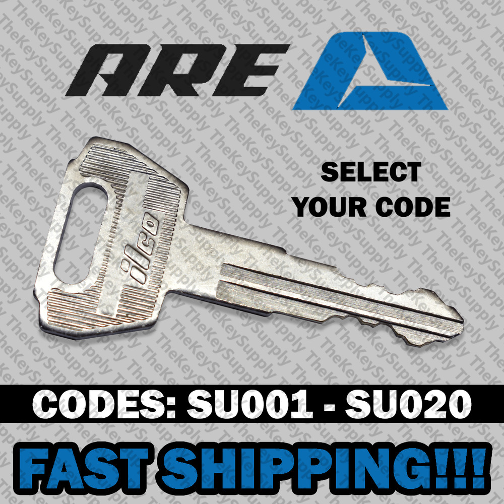 ARE Truck Cap Replacement Key Cut to Your Code SU001 - SU020