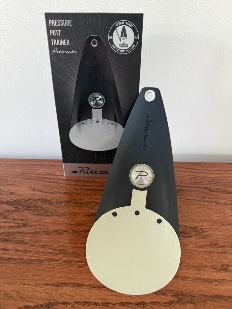 PUTT OUT PRESSURE PUTT TRAINER PREMIUM "practice more putt less"