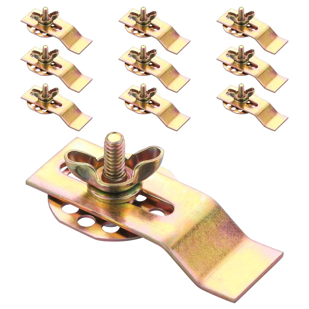 10 PCS Undermount Sink Clips Premium Brackets Mounting Kit Installation Hardware