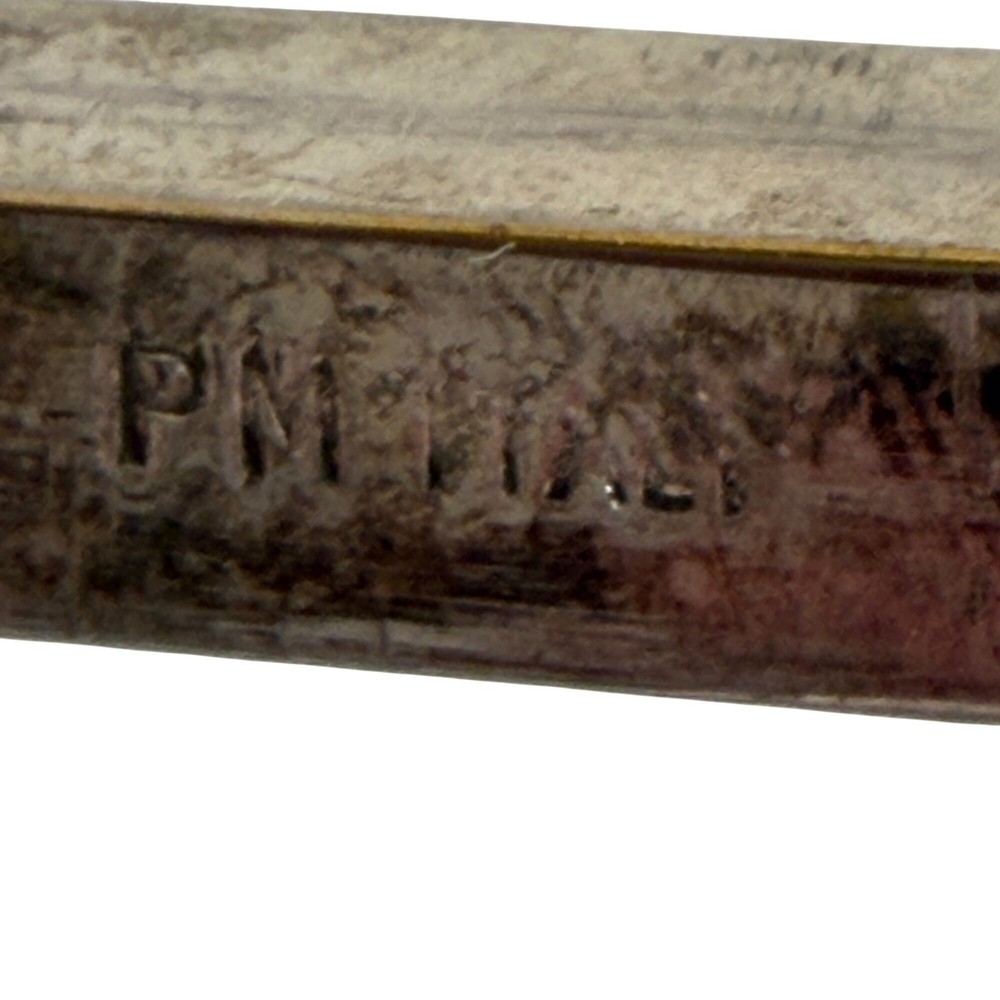 Antique Georgian Silver Plated Adjustable Dish Cross Trivet Stand Signed Italy