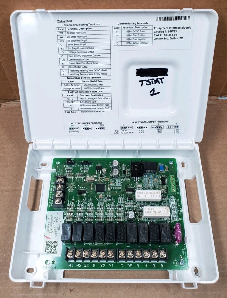 Lennox Equipment Interface Module 99W23 Used Working