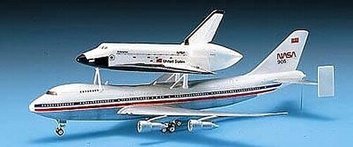 Academy Space Shuttle amp; B747 Carrier Aircraft - Space Program Plastic Model