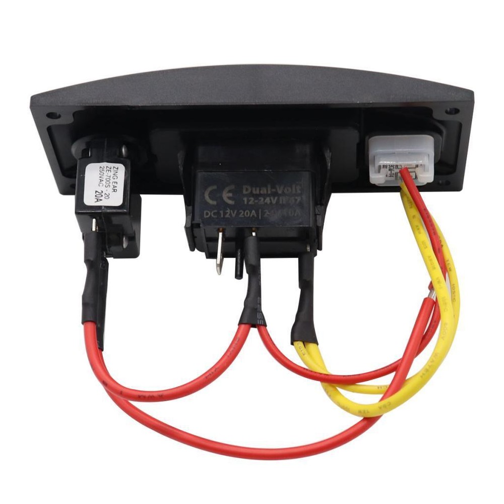 Deck Wash Rocker Switch Panel LED Washdown controller