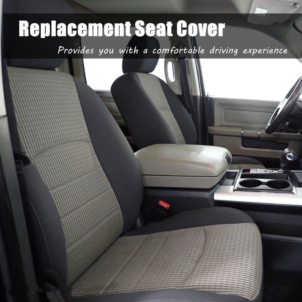 Front Left Driver Side Bottom Replacement Cloth Seat Cover Dark Driver Bottom
