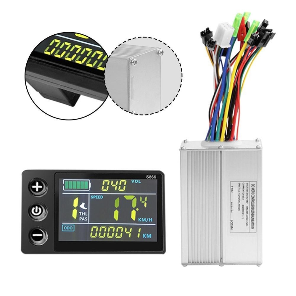 eBike Upgrade Conversion Kit with S866 Display and Efficient Brushless Control