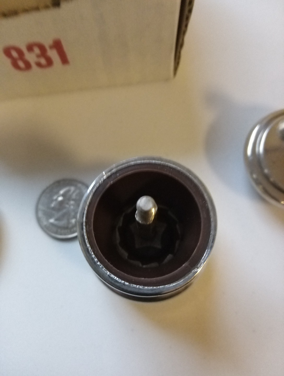 Leonard Pewter Salt And Pepper Shakers, Italy, No.831, About 2 In. Tall,NEW