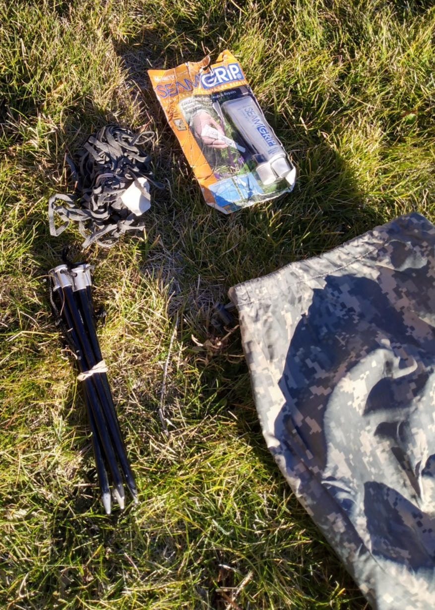 USGI Improved Combat Shelter ICS ORC ACU 1-Person Tent Used