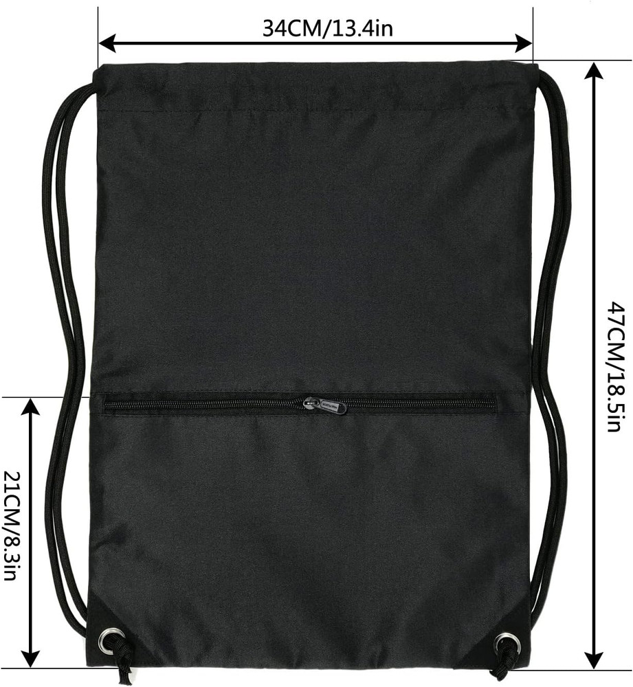 Drawstring Backpack Bag - Sport Gym Sackpack