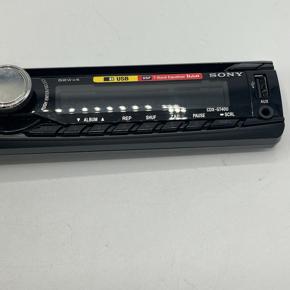 SONY CDX-GT40U 52Wx4 Replacement Faceplate ONLY