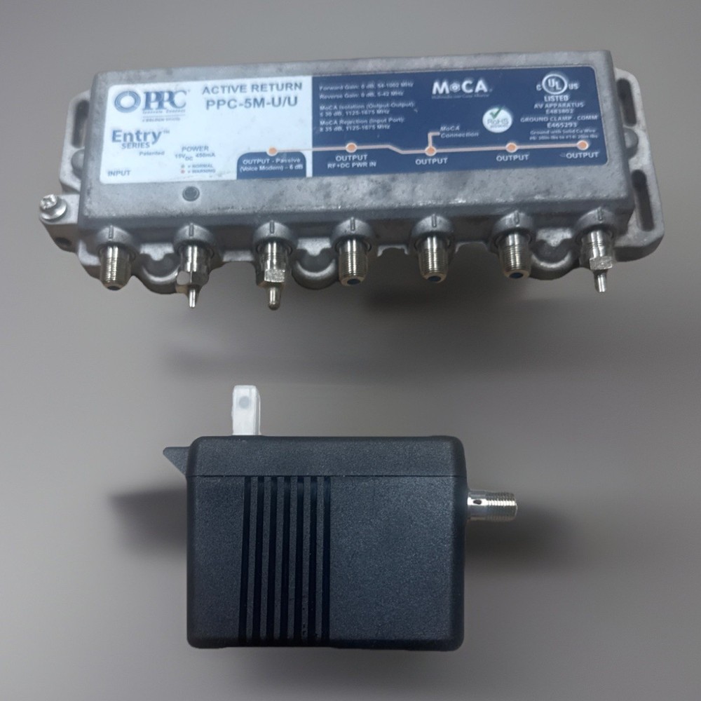 🔥 PPC-5M-U/U Active Return Amplifier w/ CommScope Adapter MoCA NEW 🔥