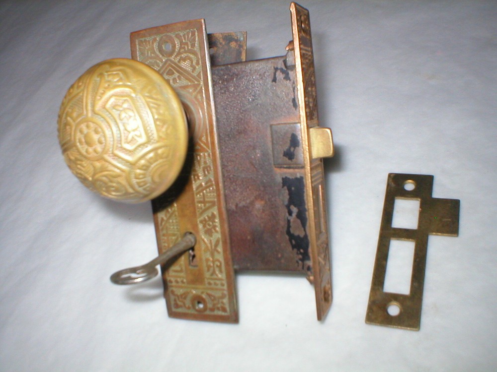 Antique Victorian Era Door Hardware