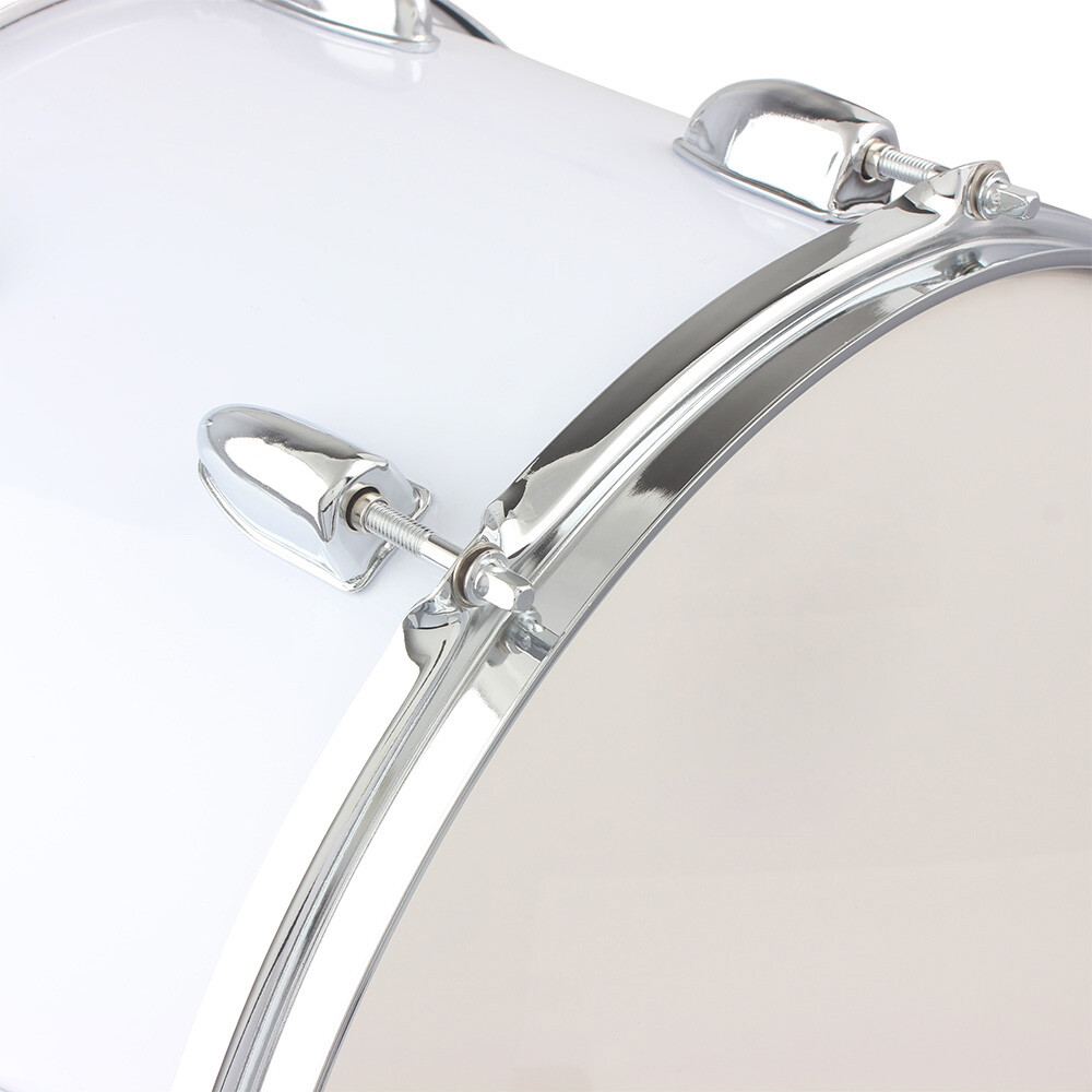 14 x10inch Marching Drum Drumsticks Key Strap White