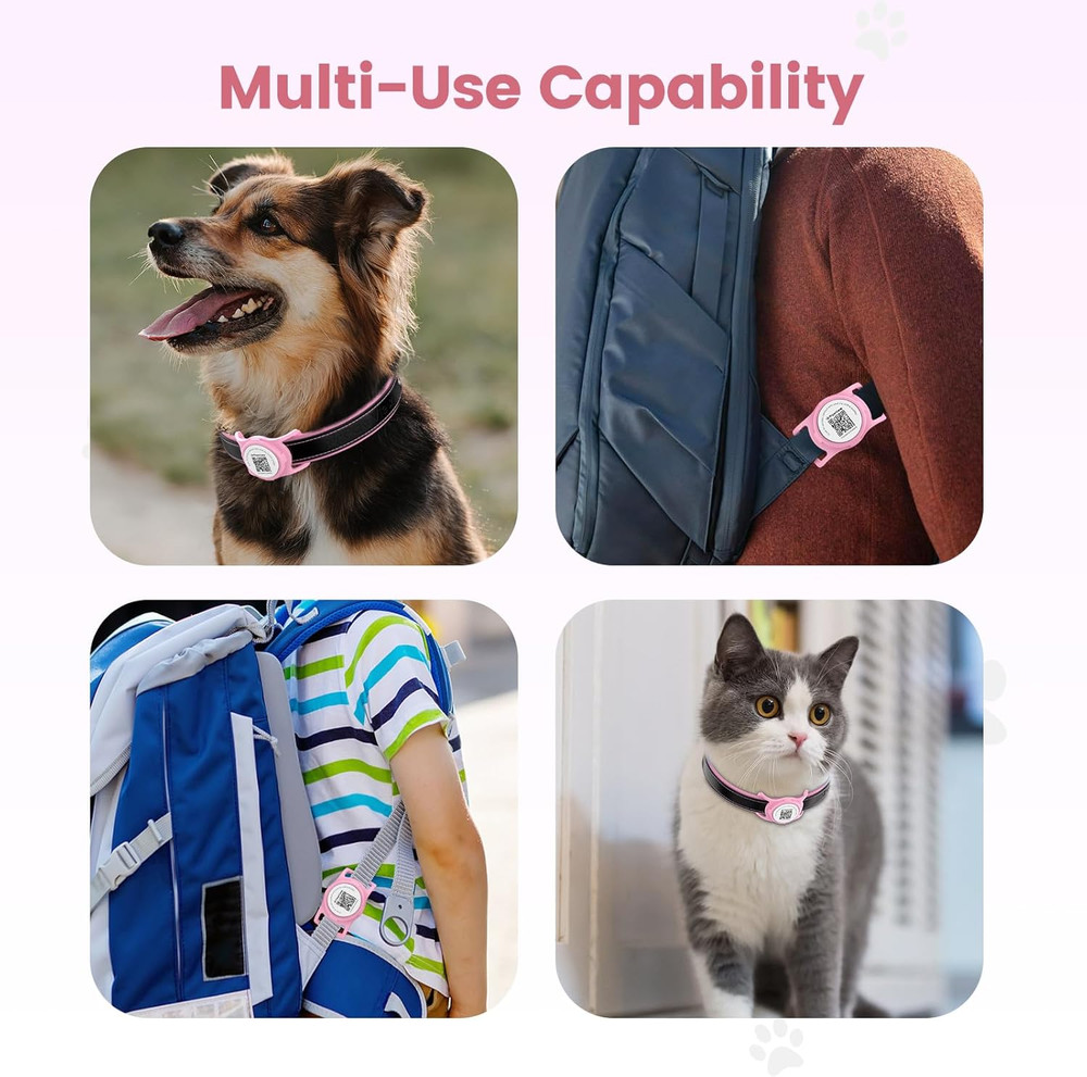 Smart Dog Tracker for Collar, for Ios & Android, Pet Location Tracker with Holde
