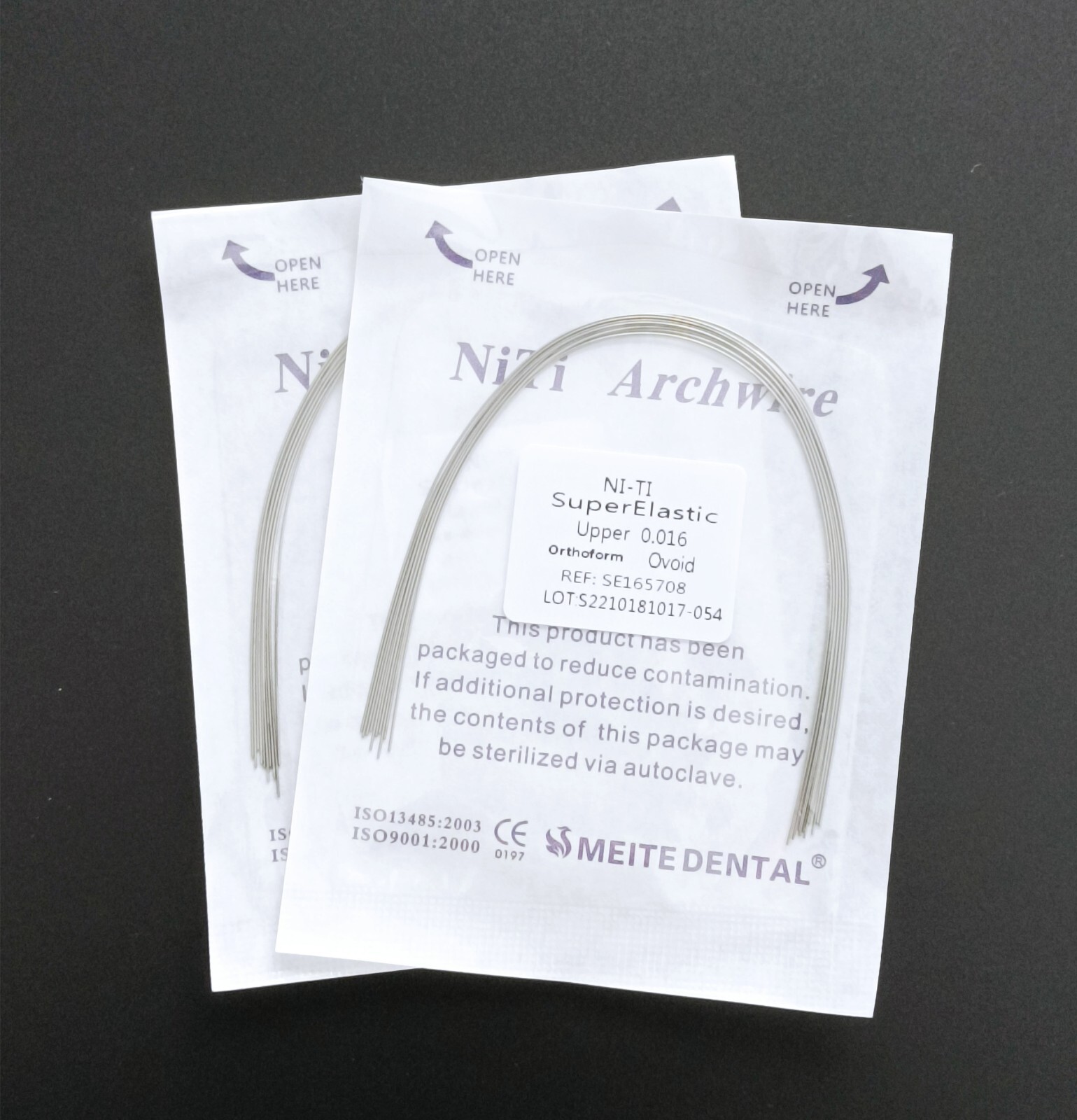 Dental Orthodontic Super Elastic Wire Niti Round/Rectangular Arch Wires Ovoid