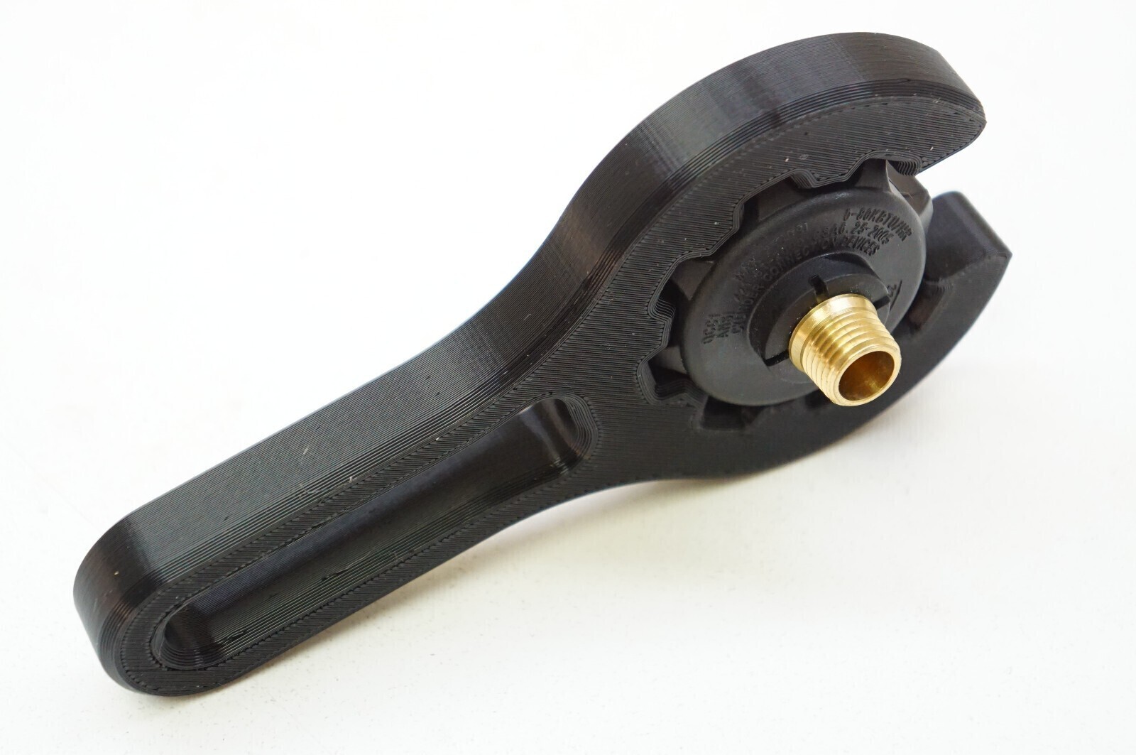 3D Wrench for QCC1 Nut Propane Tank Cylinder Fitting (8 lobe, Thin Type 1, 2")