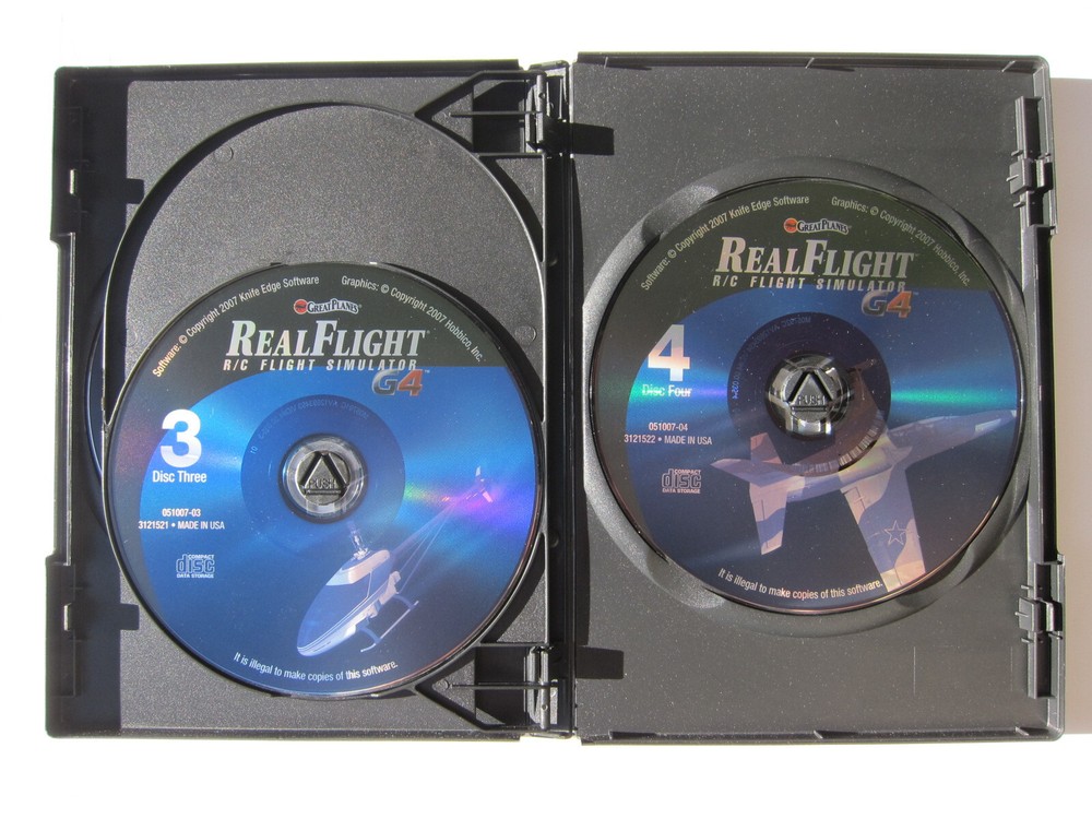 Real Flight R/C Flight Simulator G4 DVD Software + Interlink Elite Controller