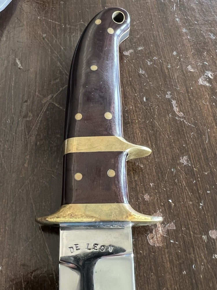 Enedino De Leon 4 “ Fighter ( SV ) Stamp , Custom Sheath