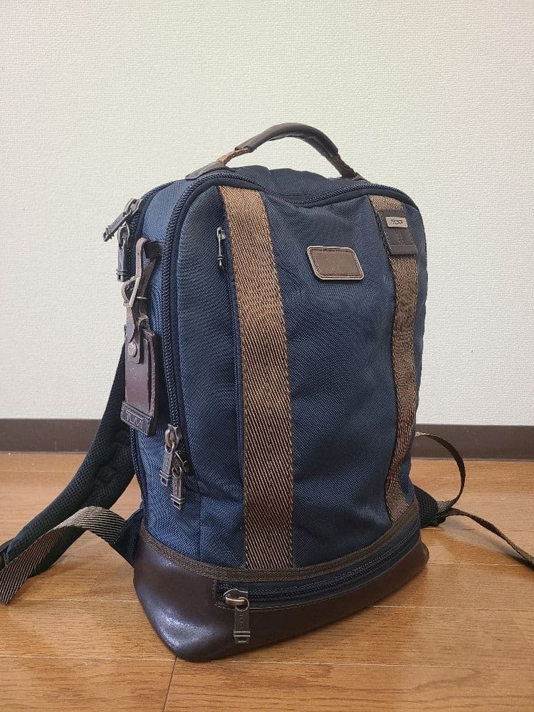 TUMI Alpha Bravo Dover Slim Laptop Backpack A4 Storage Used