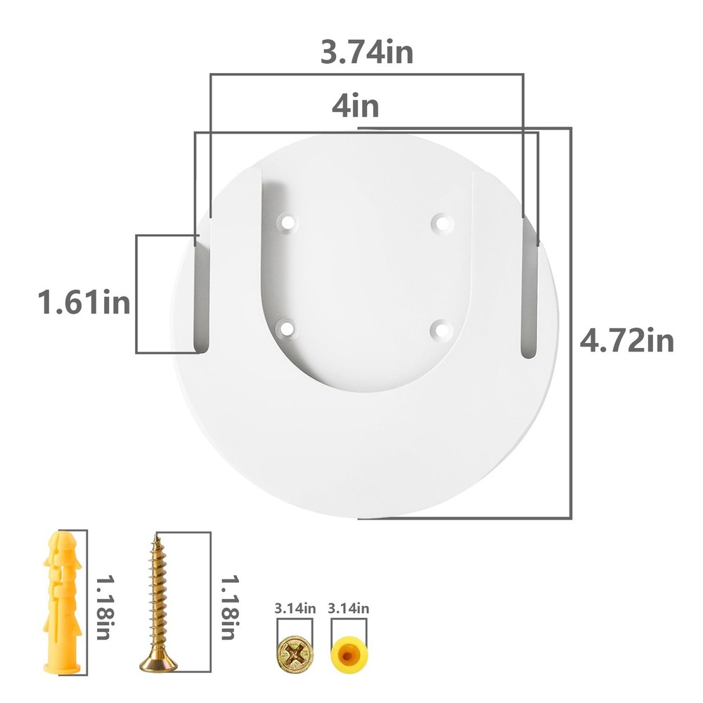 Tjyuze Freestyle Wall Mount Compatible with Samsung Projector White