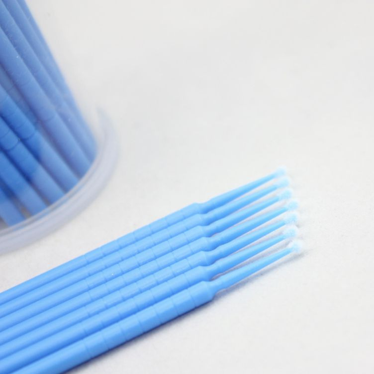 800 Micro Applicator Microapplicators Microbrush Dental - Regular / Blue
