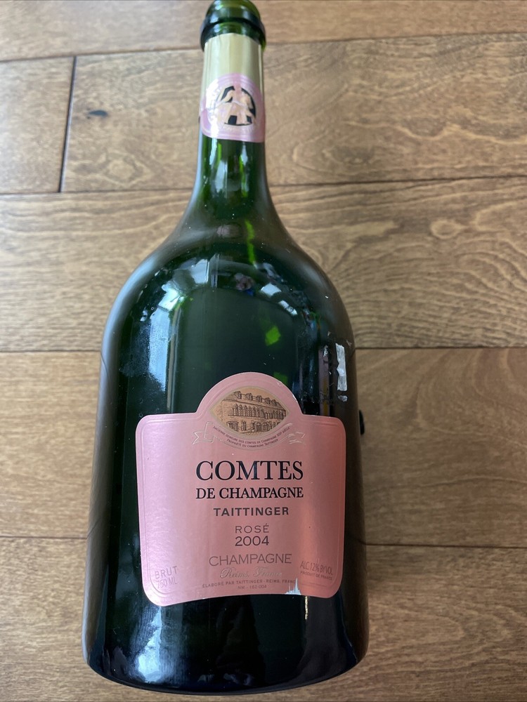 EMPTY BOTTLE Comtes De Champagne Taittinger Rose 2004