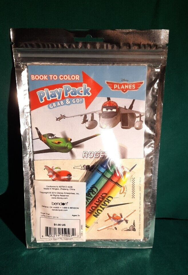 Disney Planes Play Pack Activity Set Coloring Stickers NEW