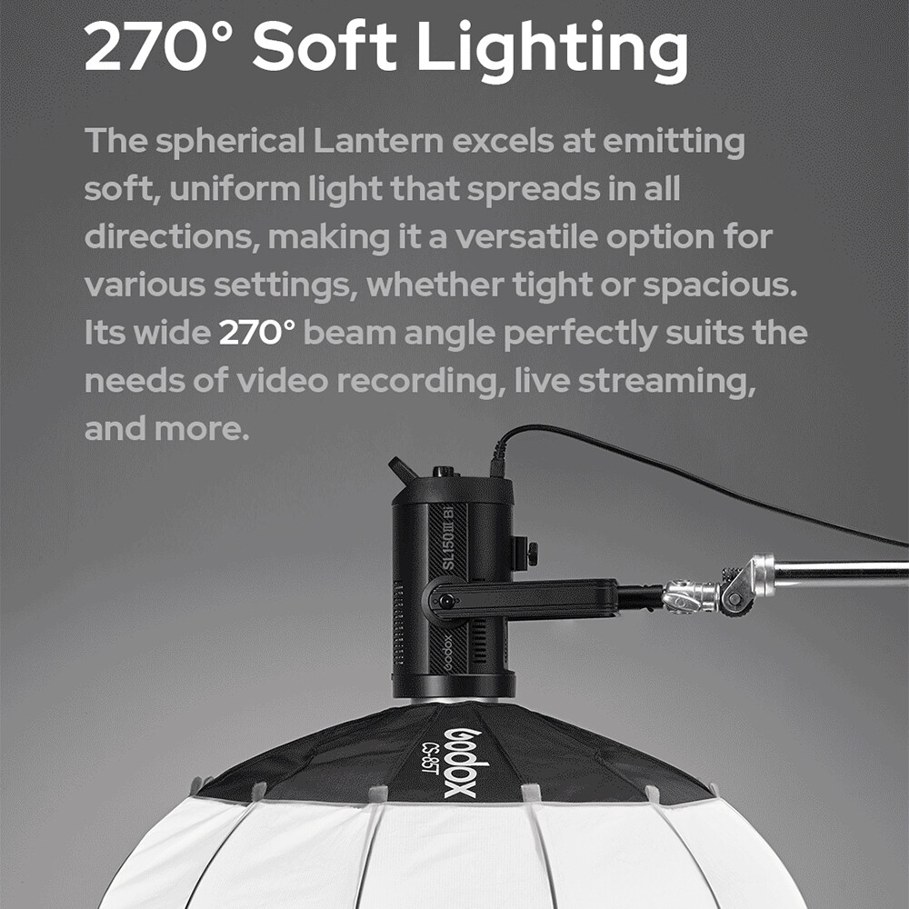 US Godox CS-85T 85cm/33.4in Quick Release Lantern Softbox Foldable Softbox