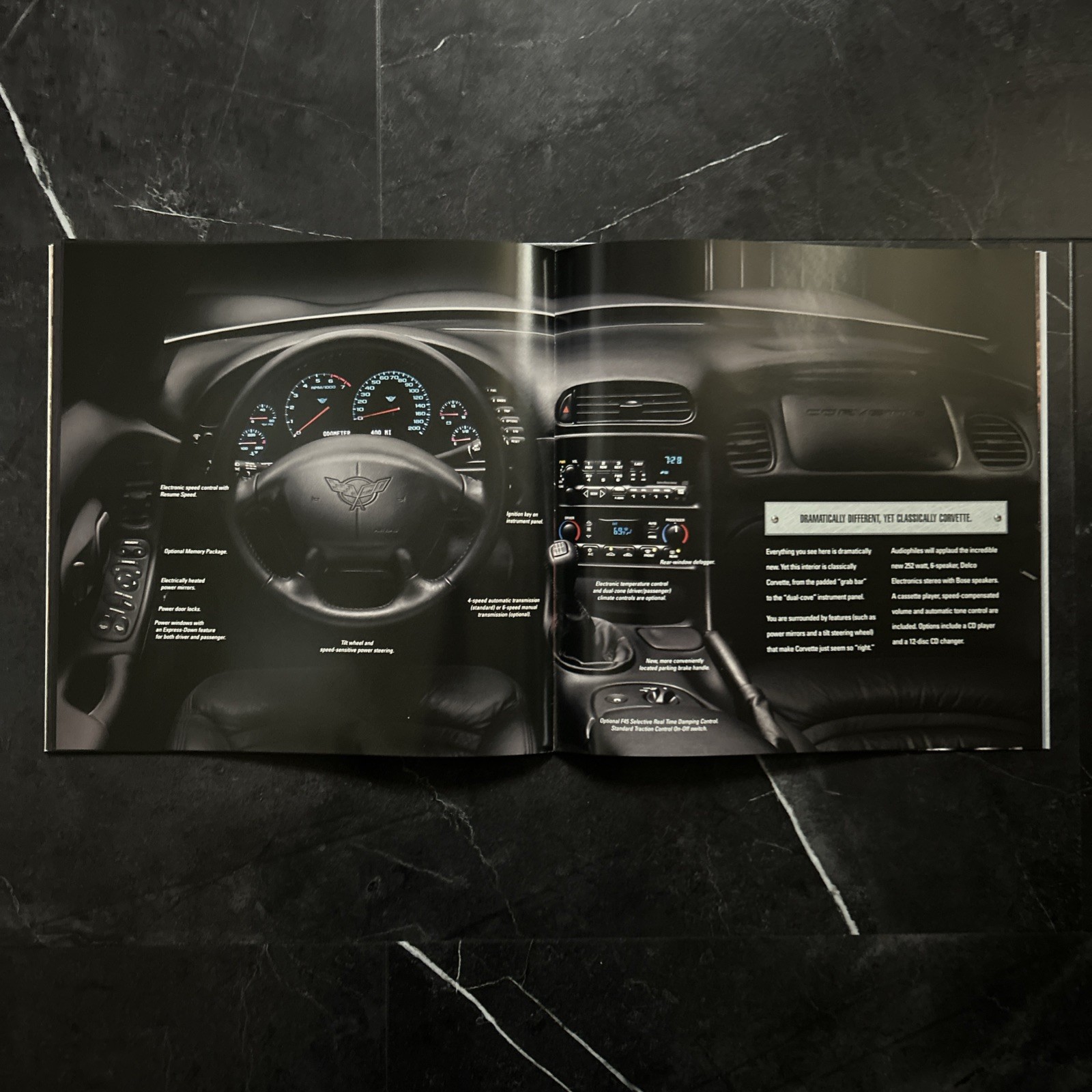 1997 ORIGINAL Chevrolet C5 Corvette Dealer Deluxe Sales Brochure Printed Dec. 96